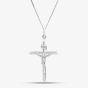 Sterling Silver Large Crucifix Necklace 8.64.2183
