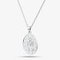 Sterling Silver Oval St. Mary Pendant SJR1023xCH18R1