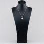 Sterling Silver Oval St. Mary Pendant SJR1023xCH18R1