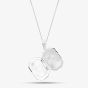 Silver Engraved Oblong Locket Necklace 8.65.1799