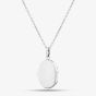 Engravables- Silver Plain Oval Locket P-31066