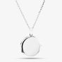 Engravables- Silver Plain Round Locket P-31085