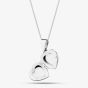 Silver Engraved Heart Locket L17E150408 N2326