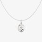 Sterling Silver Night Sky Star Locket Pendant P5638C N2326