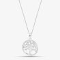 Sterling Silver Cubic Zirconia Tree of Life Necklace 8.68.4619