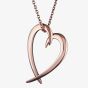 Shaun Leane Ladies Rose Gold Vermeil Heart Pendant SA019.RVNANOS