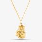 Gold Plated Boxing Glove Pendant Necklace S6210Y