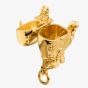 Gold Plated Boxing Glove Pendant Necklace S6210Y