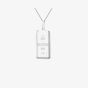 Sterling Silver 5 Gram Ingot Pendant Necklace 8.61.0047