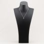 Sterling Silver Cubic Zirconia Heart Pendant MK-1079