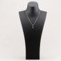 Sterling Silver Cubic Zirconia Triple Cluster Pendant MK-1081
