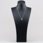 Rose Gold Tone Plated Sterling Silver Freshwater Pearl Heart Pendant 05S2AZP634607