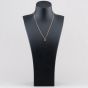 Rose Gold Tone Plated Sterling Silver Open Heart & Cubic Zirconia Flower Pendant 05S2AZP607908
