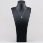 Yellow Gold Tone Plated Sterling Silver Heart Pendant 05S2AVP541808