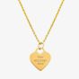 Engravables- Gold-plated Plain Heart Pendant P-29027-5/G