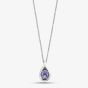 Silver Amethyst Pendant and Chain GK-P146M
