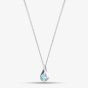 Silver Blue Topaz Necklace GK-P146T