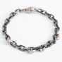 Oxidised Star Chain Bracelet BLT12 OS/S