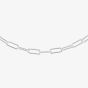 Sterling Silver 18 Inch Diamond Cut Paper Chain Necklace 8.16.0494