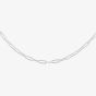 Sterling Silver 18 Inch Diamond Cut Paper Chain Necklace 8.16.0494