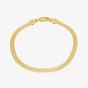 LUXE Silver Gold Plated Bismark Bracelet 8.28.1802