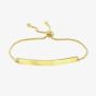 LUXE Silver Gold Plated Bar Toggle Bracelet 8.29.1014