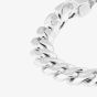 Sterling Silver 11mm Curb Chain Bracelet S5172