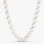 Silver Sterling 24 Inch Patterned Tulip Chain S1072-24
