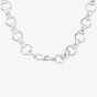 Silver Sterling 24 Inch Patterned Tulip Chain S1072-24