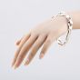 Sterling Silver Flat Figaro Chain Bracelet 8.25.0184
