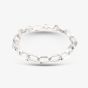 Sterling Silver Large Paper link Chain Bracelet 8.26.0614