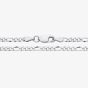 Sterling Silver 24 Inch Flat Figaro Chain S1049-24