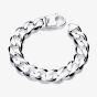Sterling Silver 7.5 Inch Curb Chain Bracelet S5372