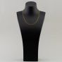 Sterling Silver Gold Plated 18 Inch Curb Chain CA4DC040/0.45