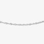 Sterling Silver Twisted Curb Chain Necklace 8.13.0475