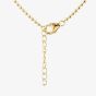 Gold Tone Plated Cubic Zirconia Bar Pendant MK-1070GO