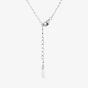 Silver Plain Engravable Heart Necklace 18179