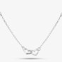 Silver Linked Open Heart Chain 16353