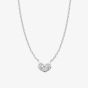Sterling Silver Cubic Zirconia Heart Pendant N4781C