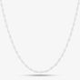 Sterling Silver 50cm Twisted Herringbone Chain Necklace 8.19.3670