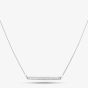 Silver & Cubic Zirconia Bar Necklace 2THB018504