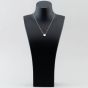 Sterling Silver Asscher-Cut Clear Crystal Necklace N4476C