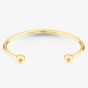 Childrens Gold Plated 40x50mm Torque Bangle S8023Y