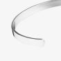Silver Plain Flat Engravable Bangle GCP0905-2