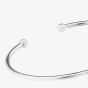Silver Engravable ID Bar Torque Bangle 60mmCuffC