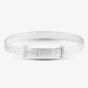 Silver ABC123 Expandable Baby Bangle SBB8