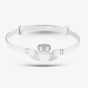 Sterling Silver Claddagh Baby Bangle 8.36.0294