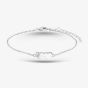 Sterling Silver Double Heart Bracelet BR01063A