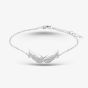 Sterling Silver Cubic Zirconia Angel Wing Bracelet BRC0056A