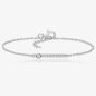 Sterling Silver Cubic Zirconia Bar Bracelet SBG0049